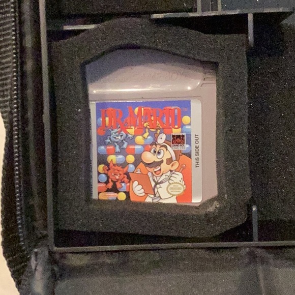 Vintage Nintendo GameBoy Carrying Case Large Authentic Game Boy Bag Holder Tray - Picture 10 of 13